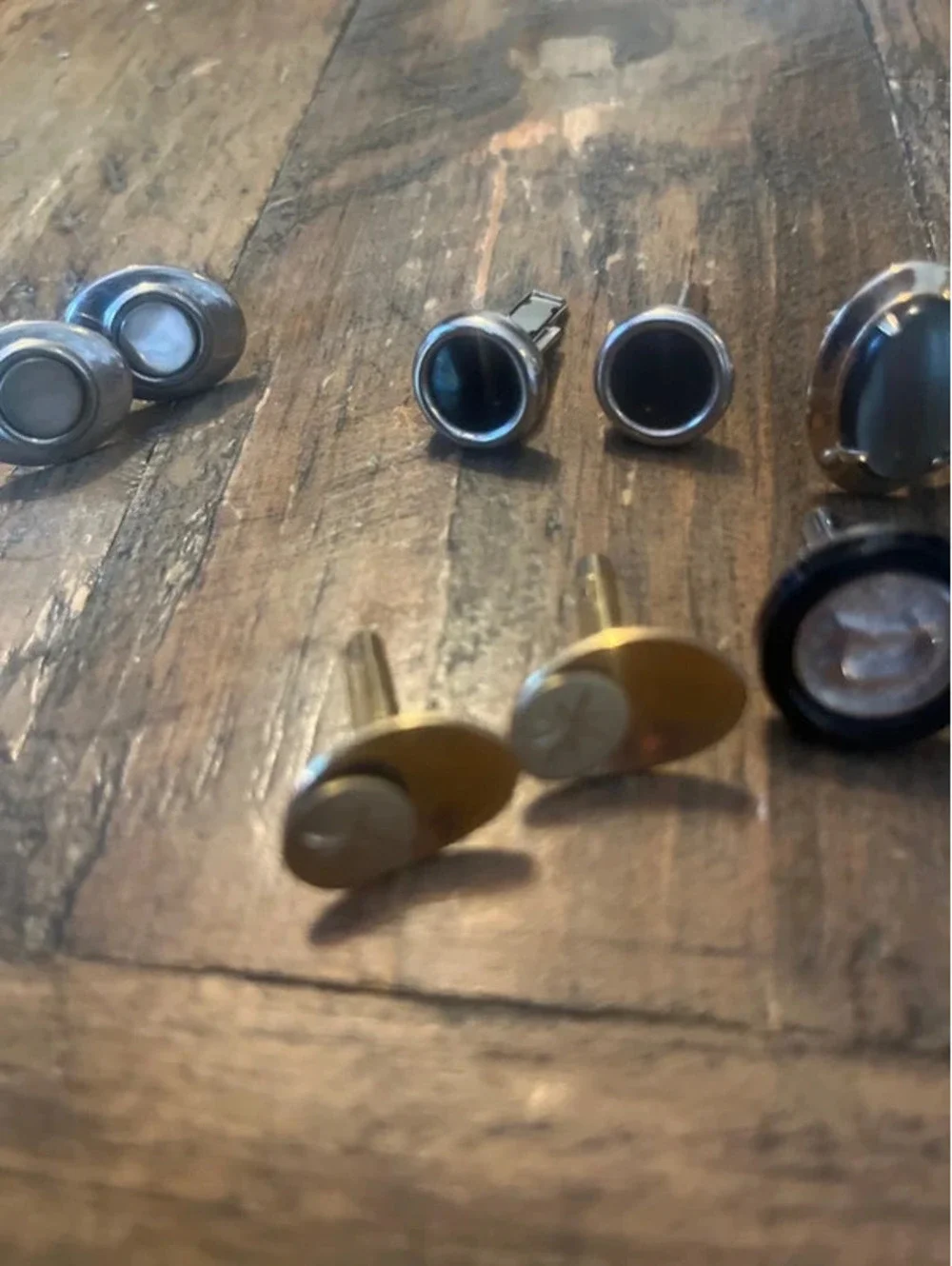 Vintage Men's Cufflink Lot - 7 Complete Pairs & 6 Single Pieces